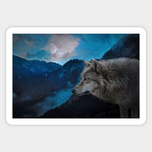 Wolf Mountain Sticker